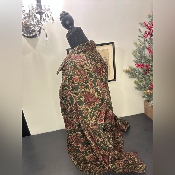 Vintage 2004 corduroy paisley jacket - Picture 6 of 11